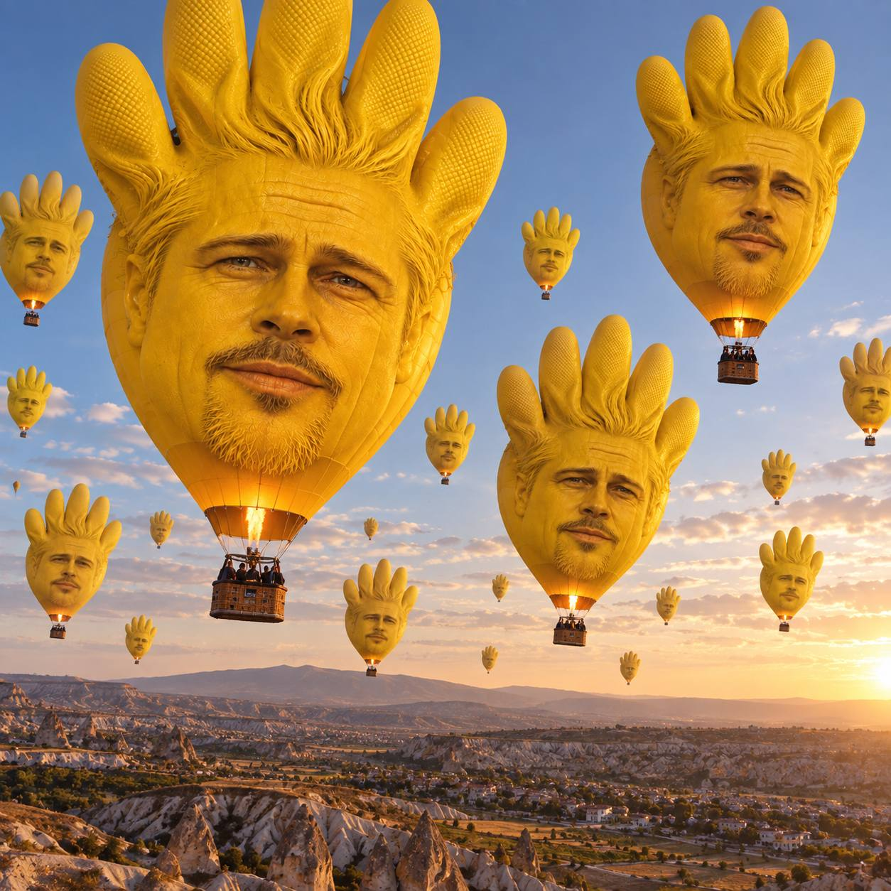When the whole squad ascends to Cappadocia