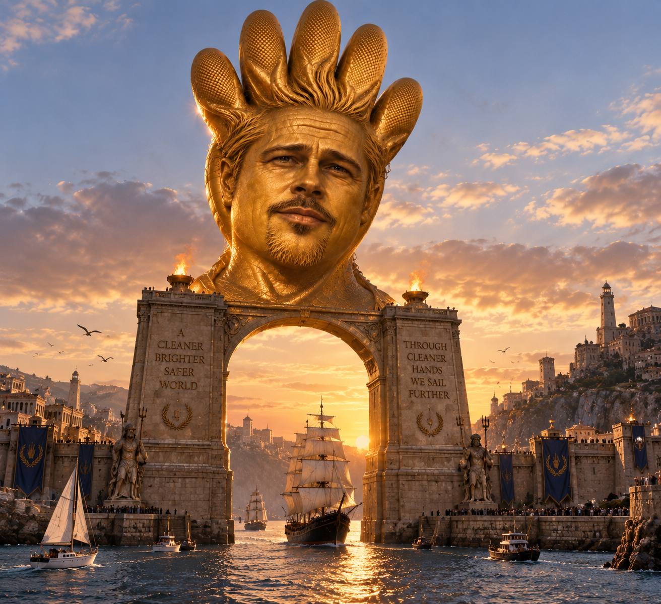 Through cleaner hands we sail further